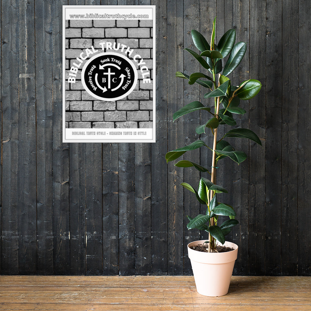 Biblical Truth Cycle - Framed Poster