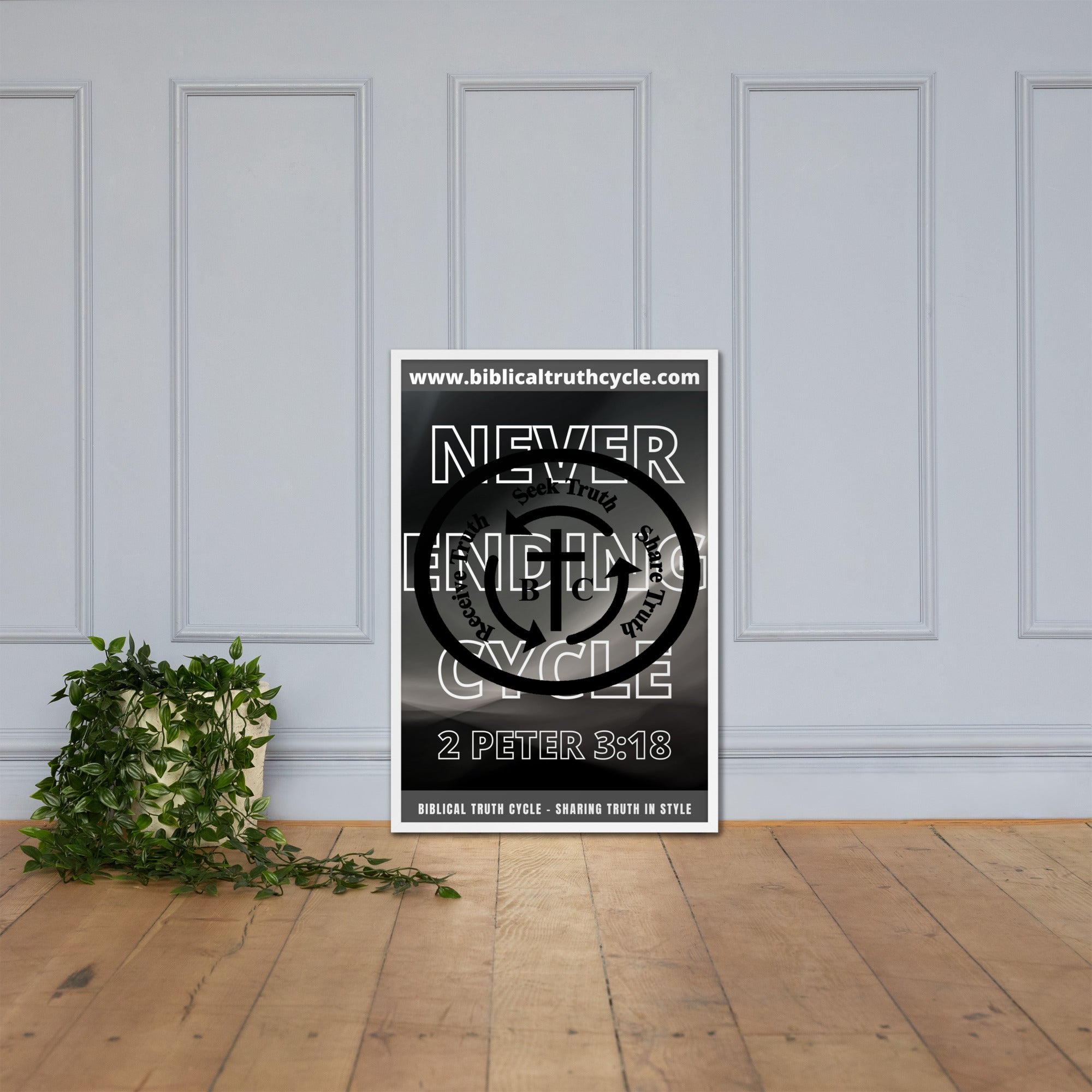 Biblical Truth Cycle - Framed Poster