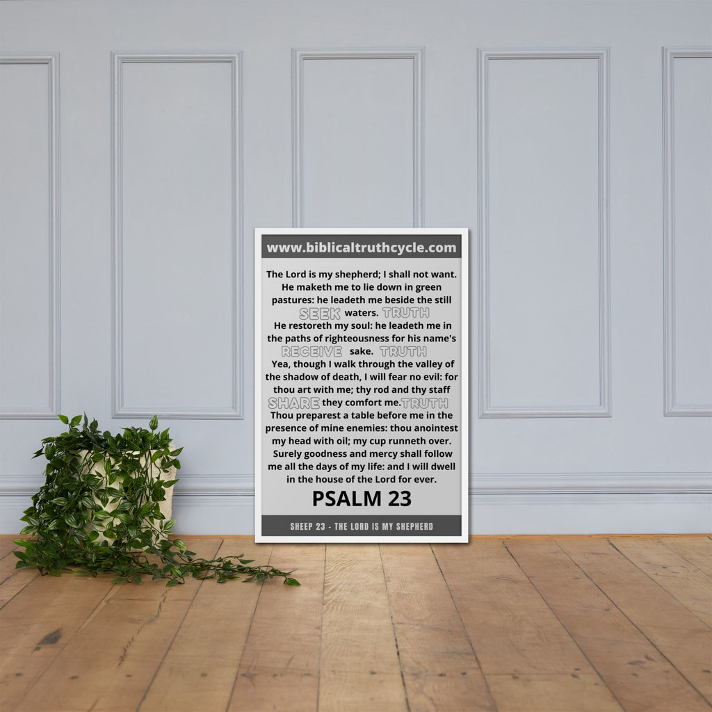 Biblical Truth Cycle - Framed Poster
