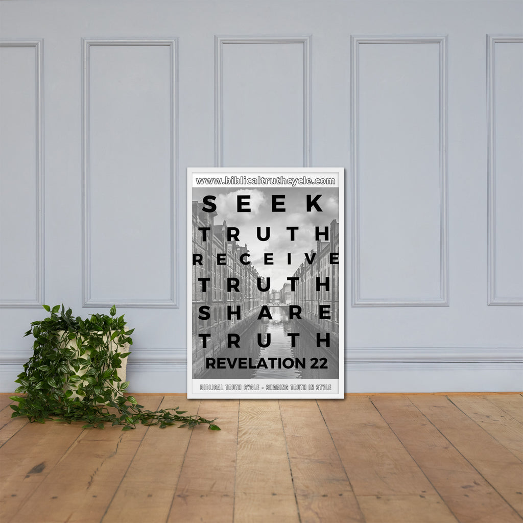 Biblical Truth Cycle - Framed Poster
