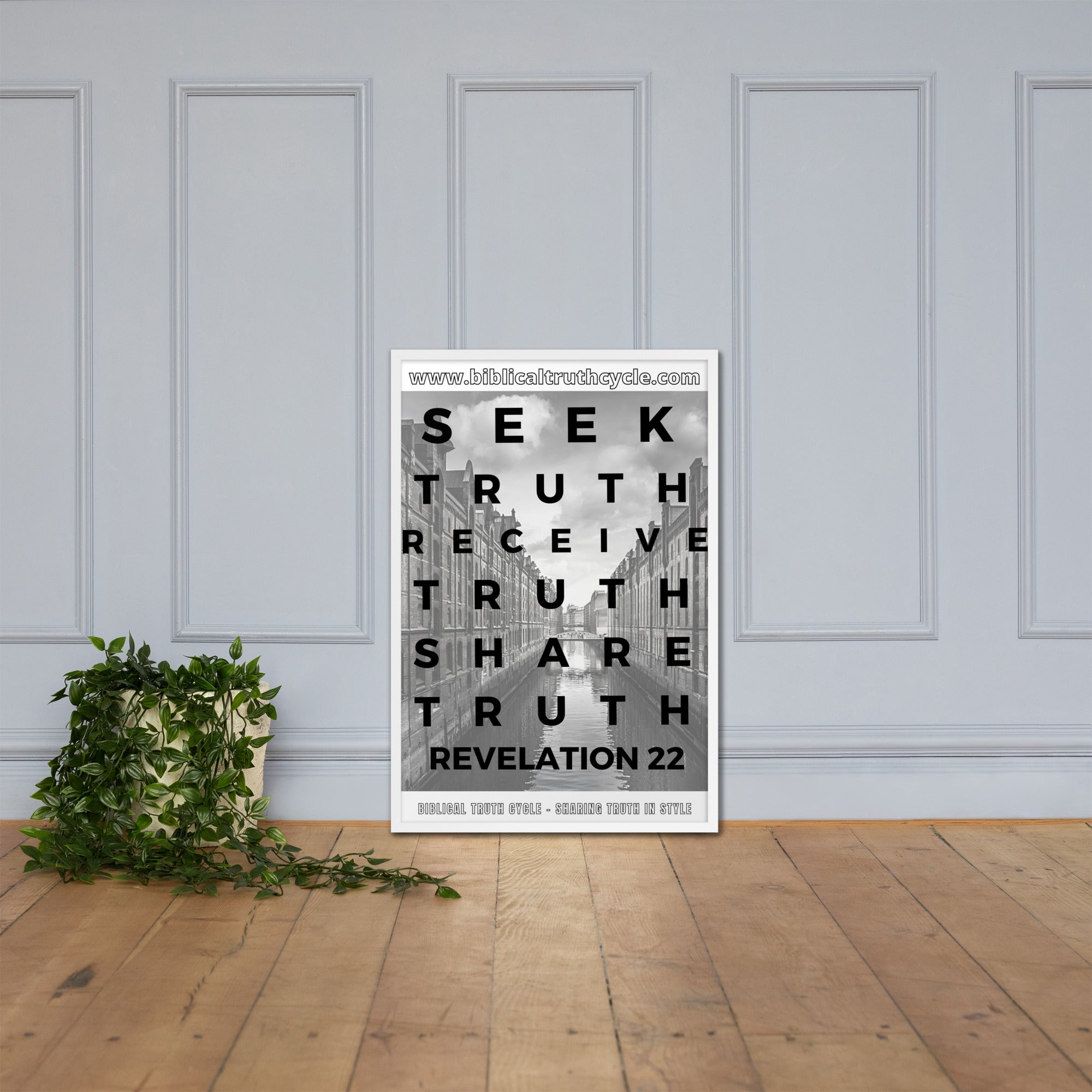 Biblical Truth Cycle - Framed Poster