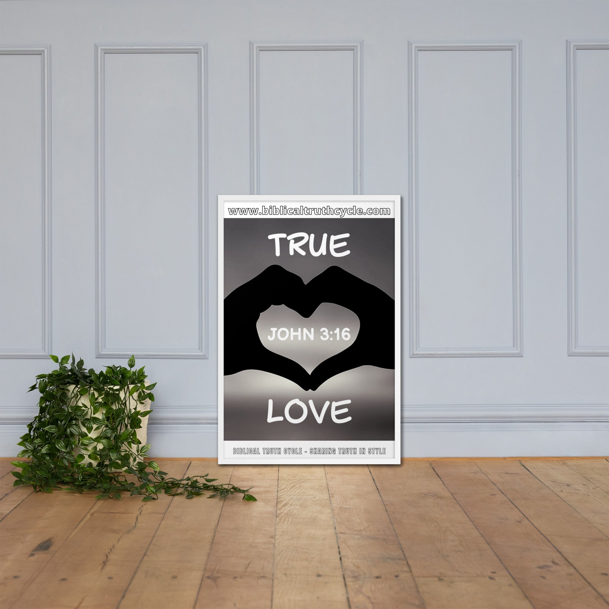 Biblical Truth Cycle - Framed Poster