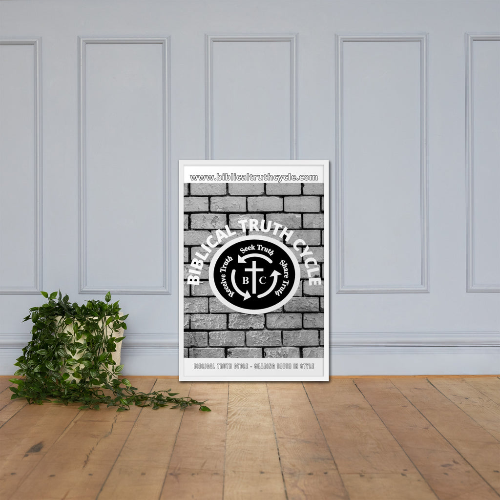 Biblical Truth Cycle - Framed Poster