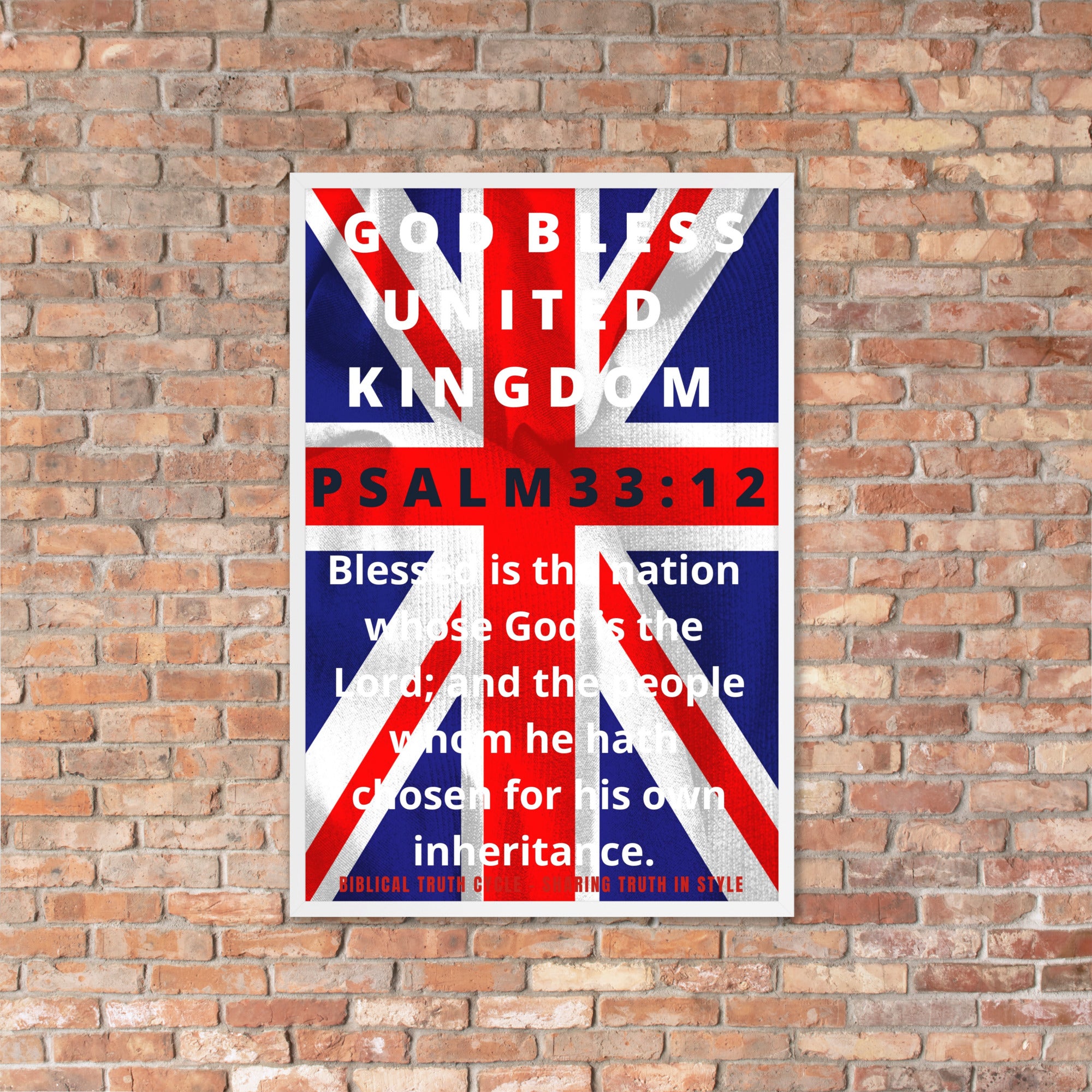 Biblical Truth Cycle - Framed Poster (United Kingdom)