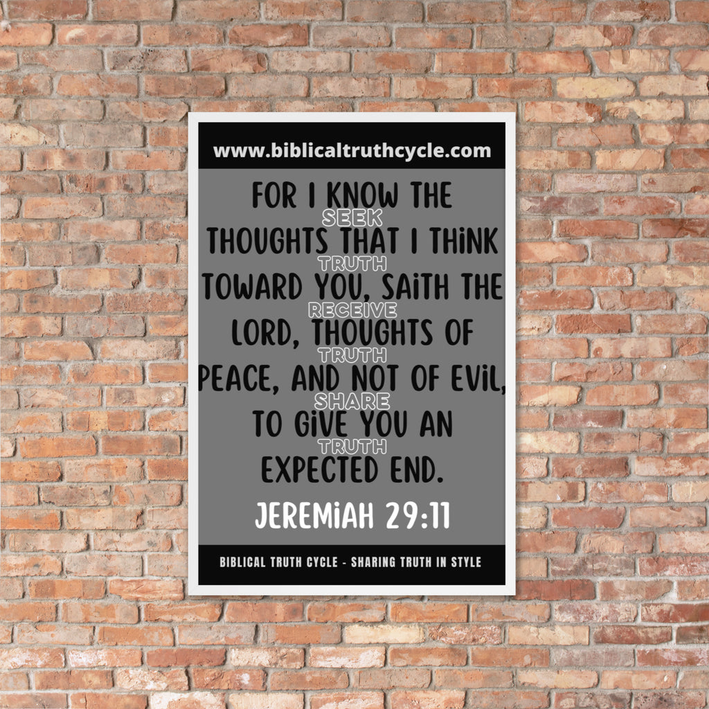 Biblical Truth Cycle - Framed Poster