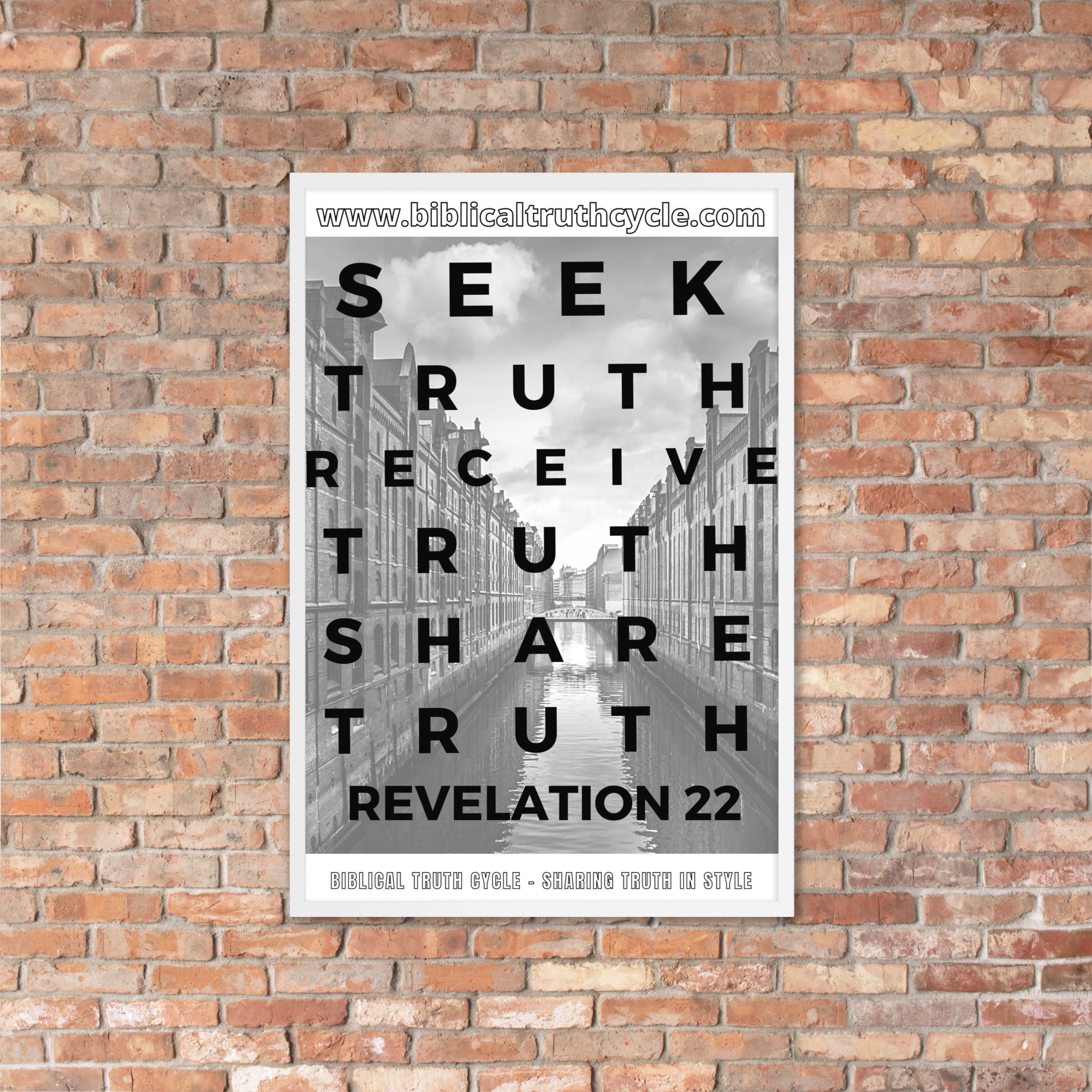 Biblical Truth Cycle - Framed Poster