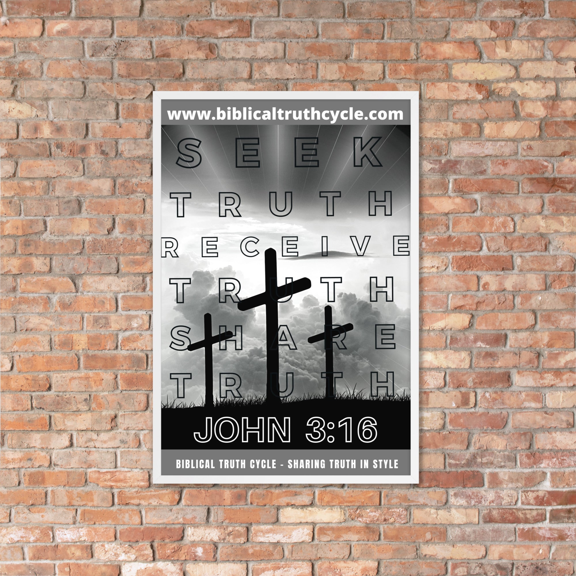Biblical Truth Cycle - Framed Poster