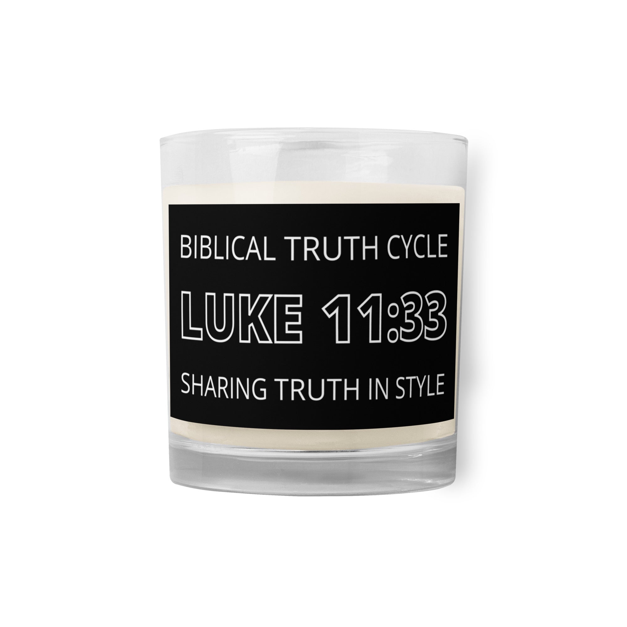 Biblical Truth Cycle - Glass Jar Candle