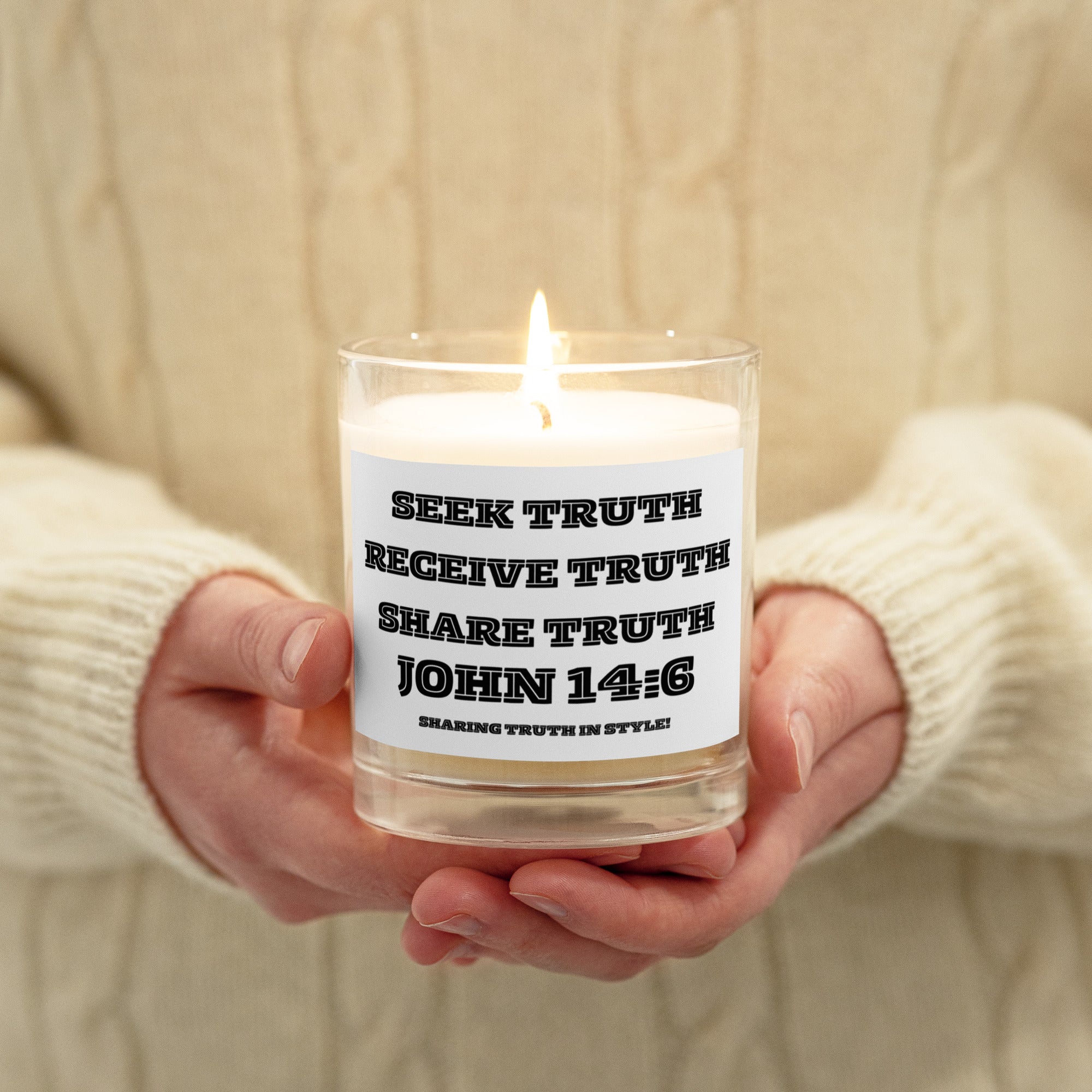 Biblical Truth Cycle - Glass Jar Candle (S.R.S.T.)