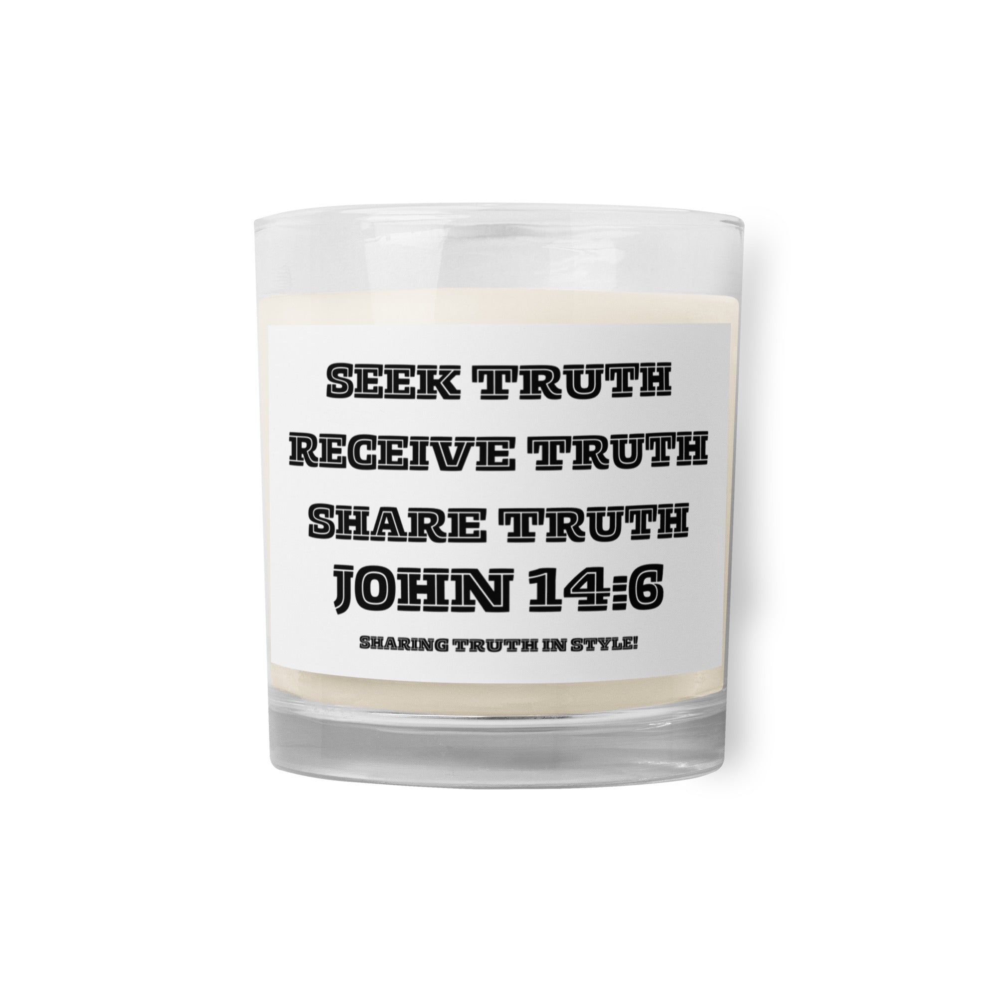 Biblical Truth Cycle - Glass Jar Candle (S.R.S.T.)