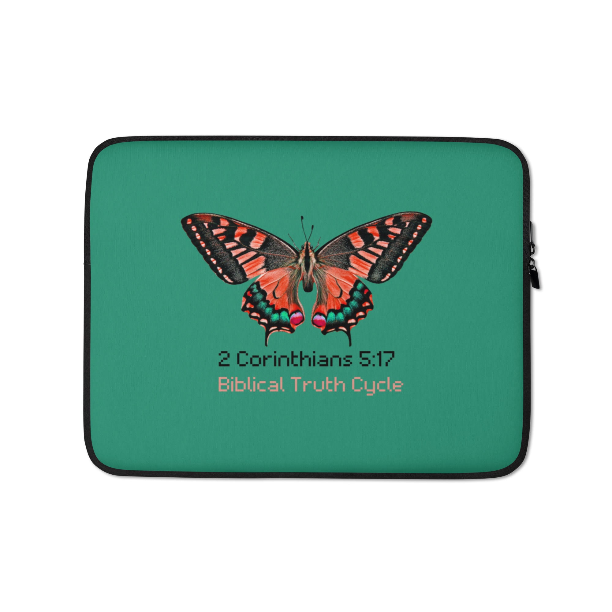 Biblical Truth Cycle - Laptop Sleeve (Butterfly)