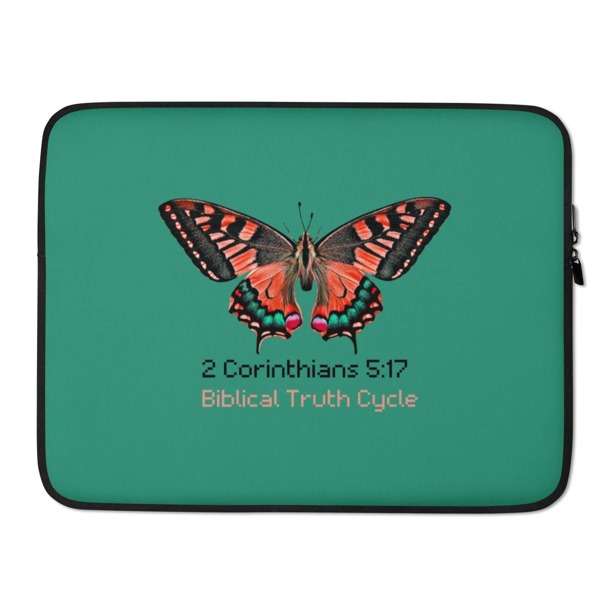 Biblical Truth Cycle - Laptop Sleeve (Butterfly)