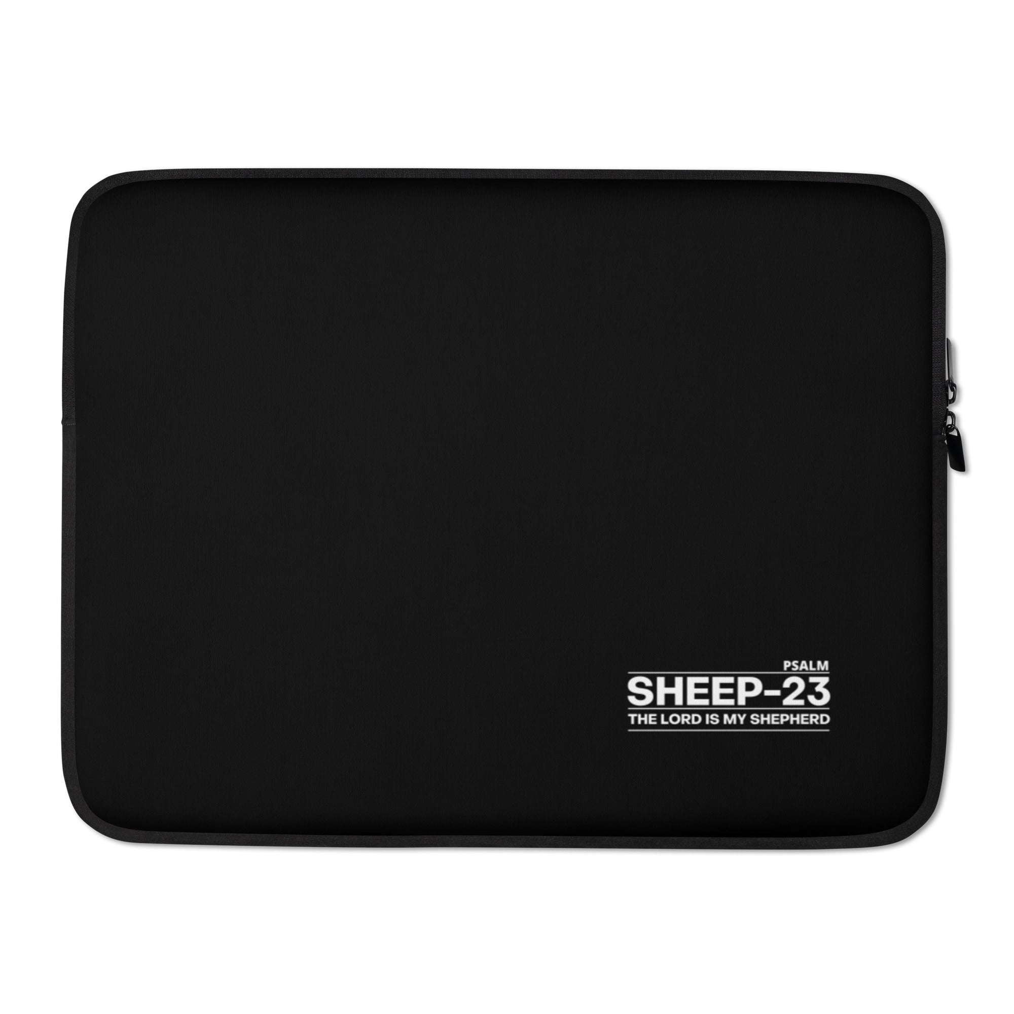 Sheep 23 - Laptop Sleeve (Psalm 23)