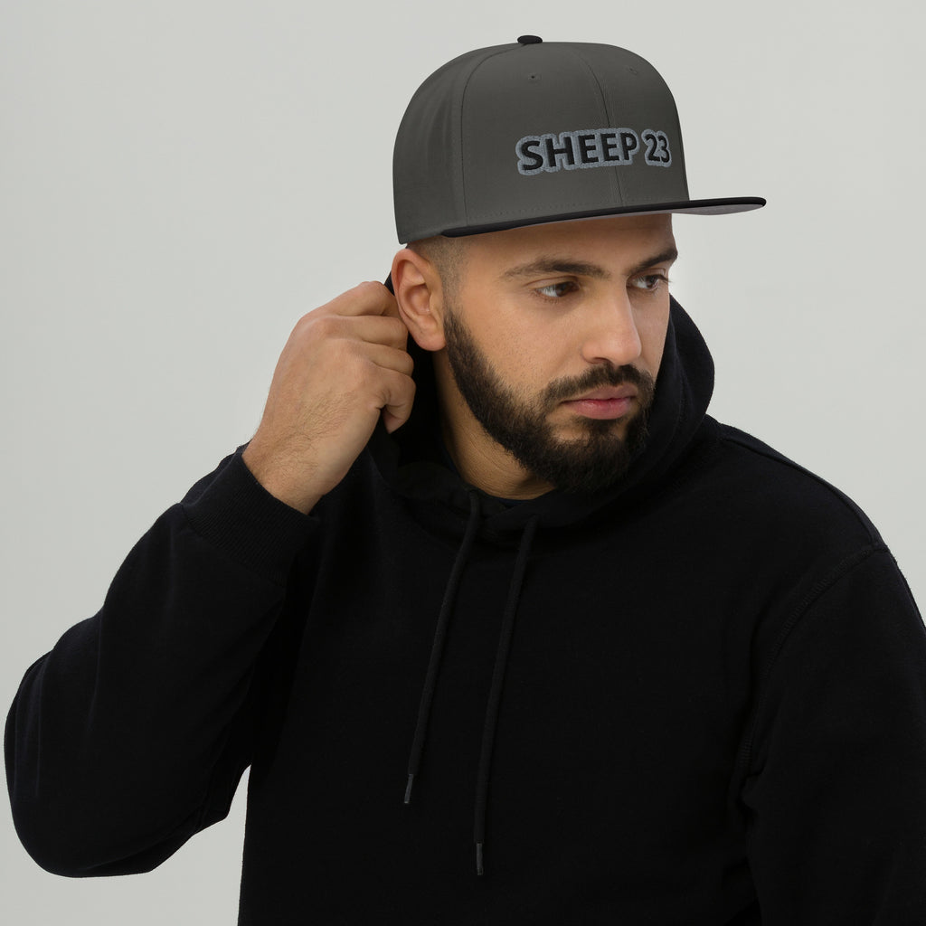 Sheep 23 - Snapback Hat _ Embroidered