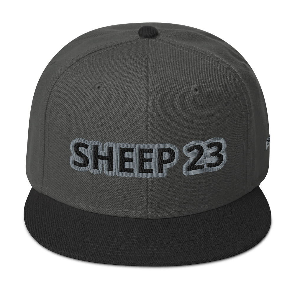 Sheep 23 - Snapback Hat _ Embroidered