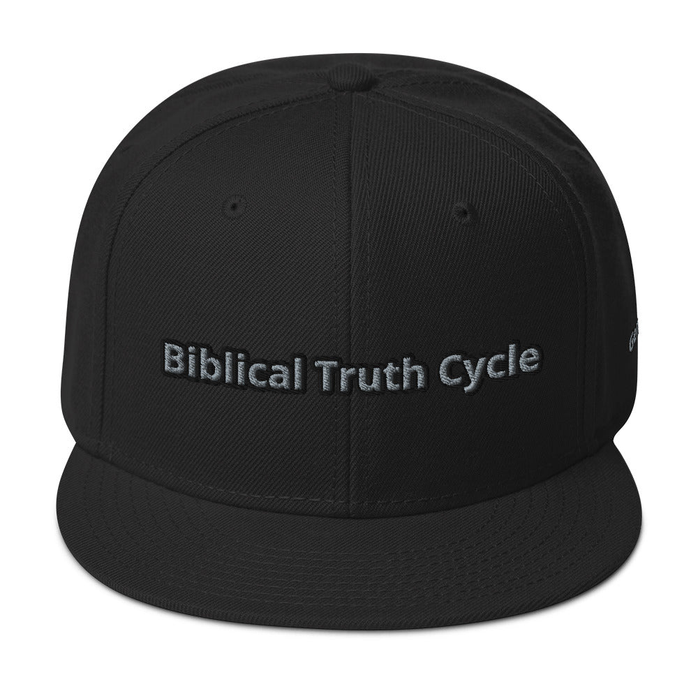 Biblical Truth Cycle - Snapback Hat _ Embroidered