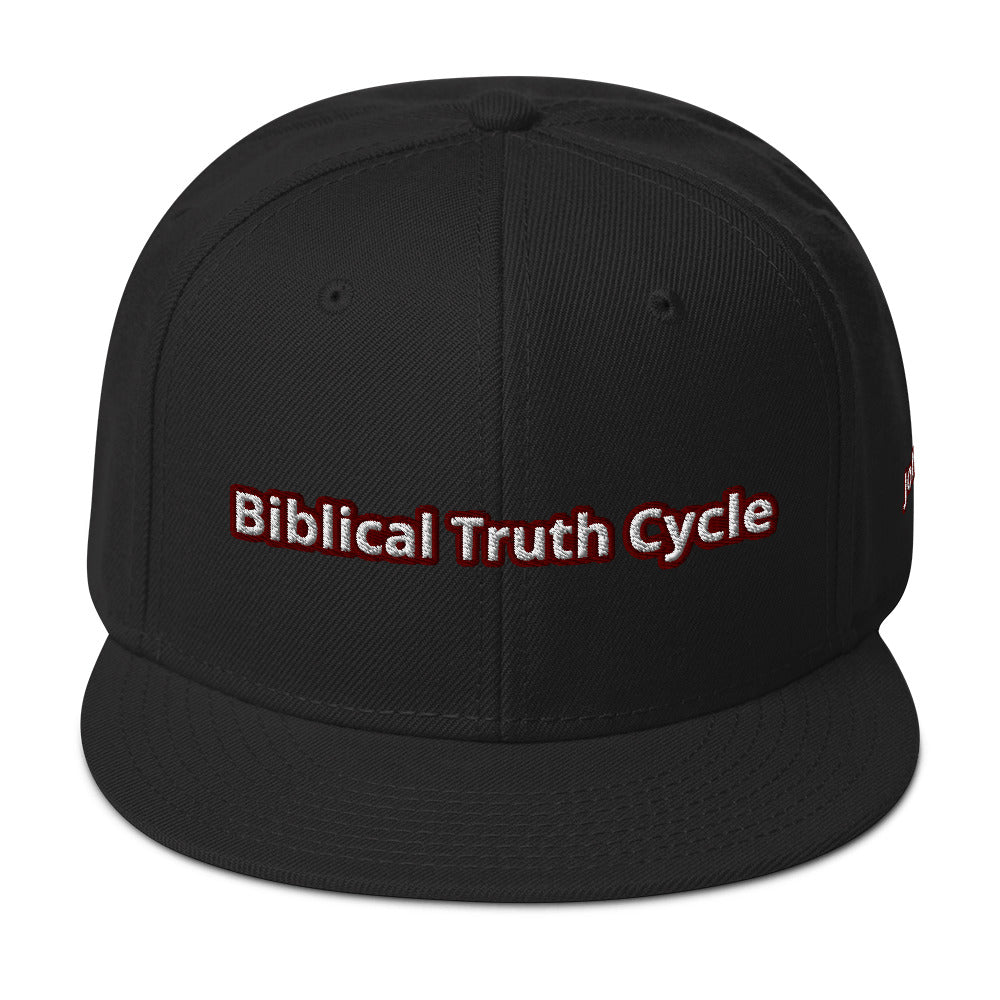 Biblical Truth Cycle - Snapback Hat _ Embroidered