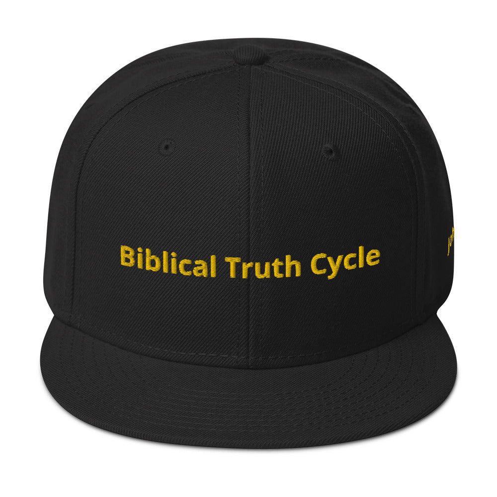 Biblical Truth Cycle - Snapback Hat _ Embroidered