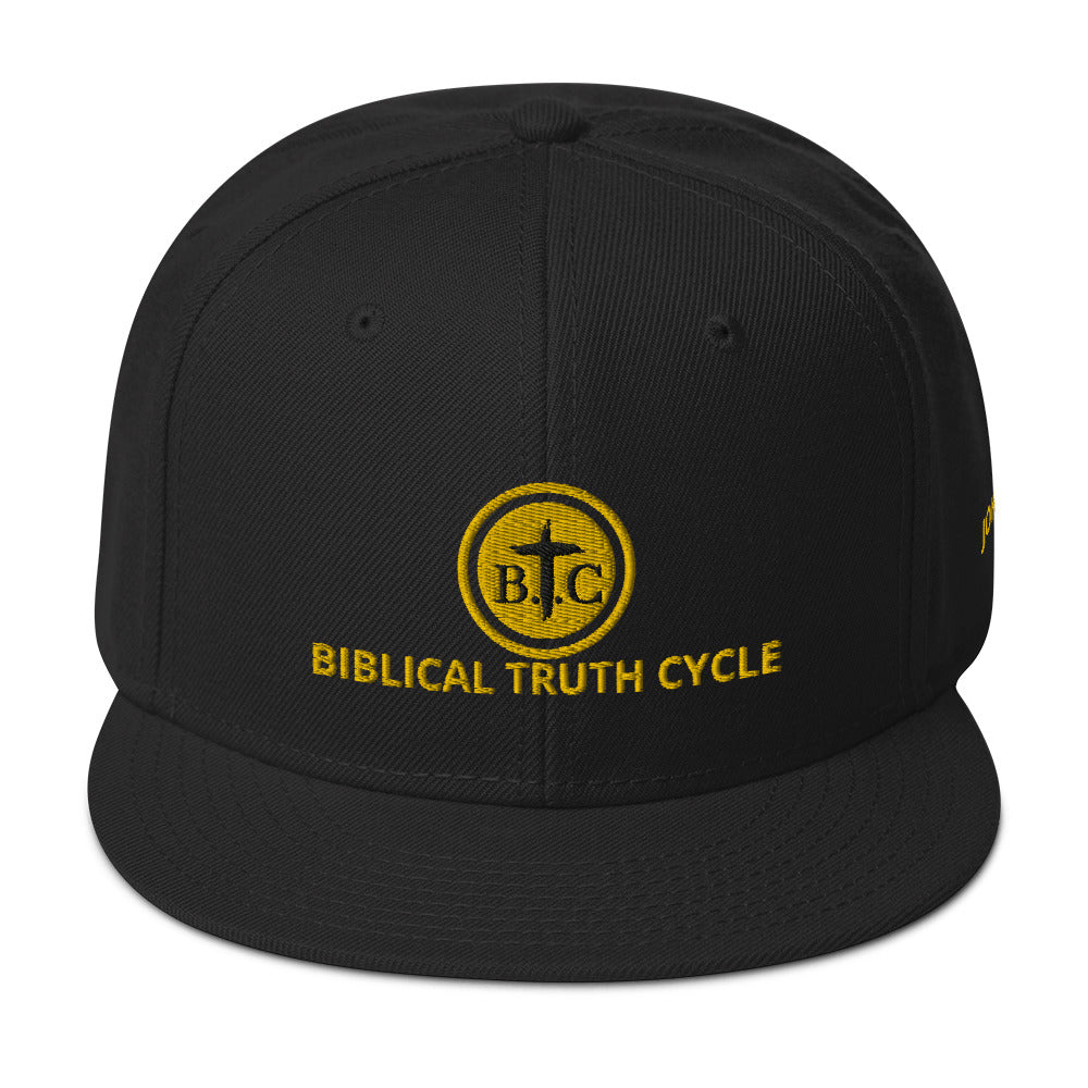Biblical Truth Cycle - Snapback Hat (Logo II) _ Embroidered