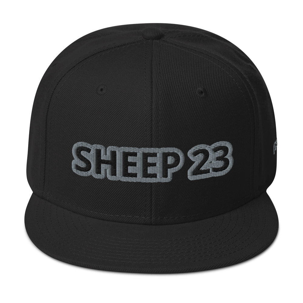 Sheep 23 - Snapback Hat _ Embroidered