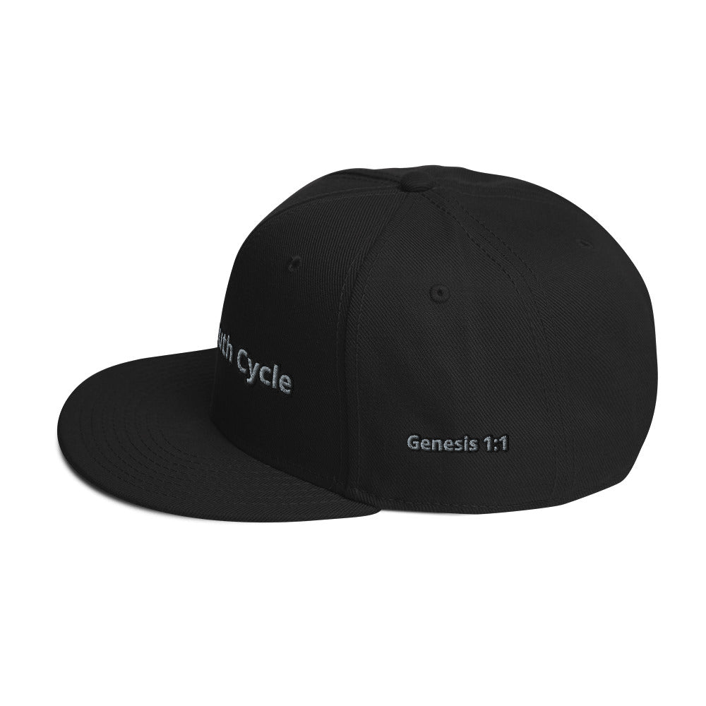 Biblical Truth Cycle - Snapback Hat _ Embroidered