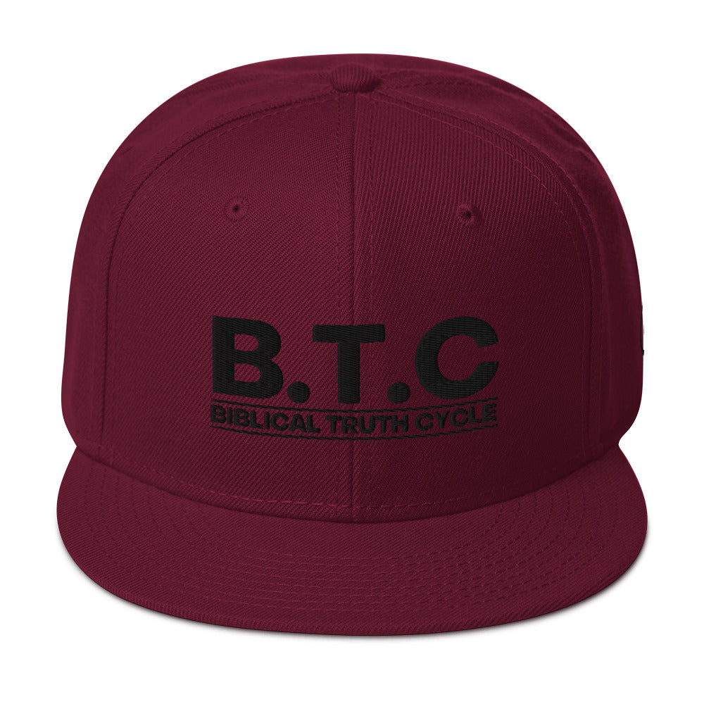 Biblical Truth Cycle -  Snapback Hat (Acronym) _ Embroidered