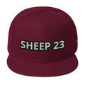Sheep 23 -- Snapback Hat _ Embroidered