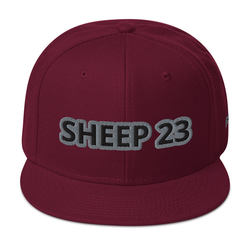 Sheep 23 - Snapback Hat _ Embroidered