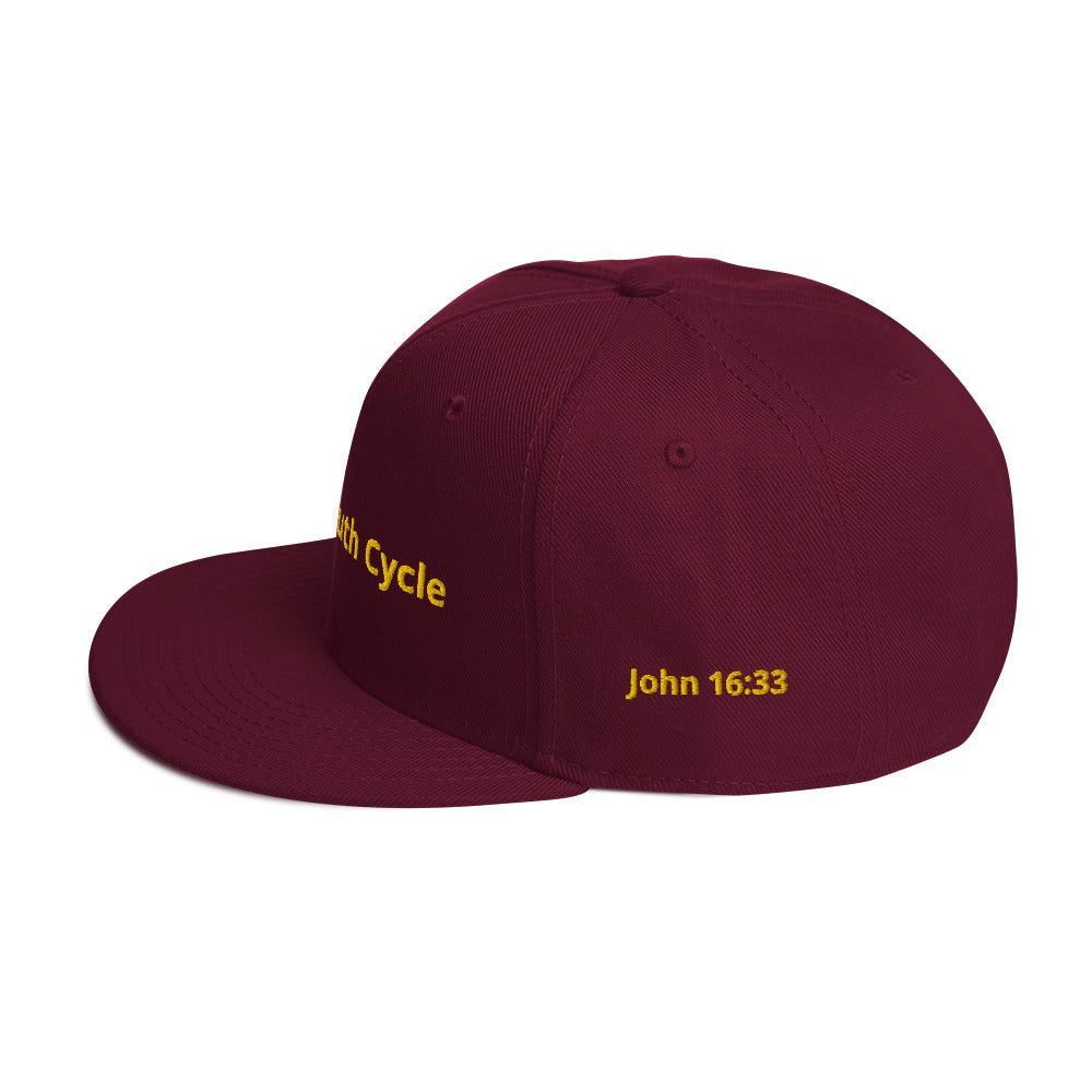 Biblical Truth Cycle - Snapback Hat _ Embroidered