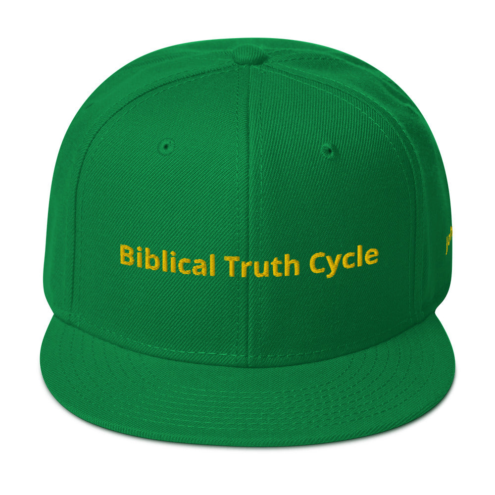 Biblical Truth Cycle - Snapback Hat _ Embroidered