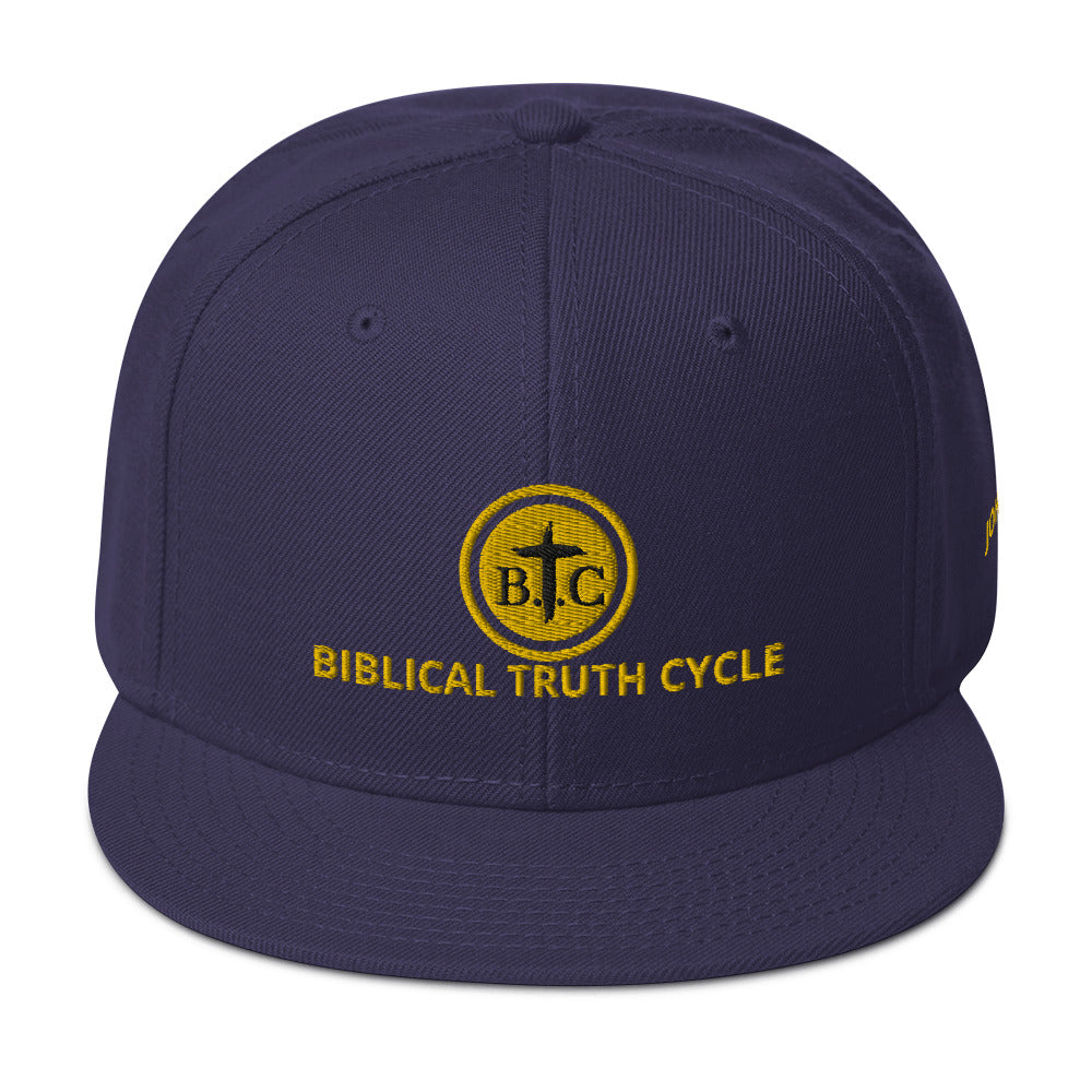 Biblical Truth Cycle - Snapback Hat (Logo II) _ Embroidered