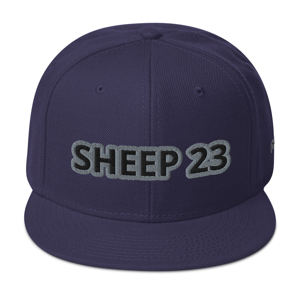 Sheep 23 - Snapback Hat _ Embroidered
