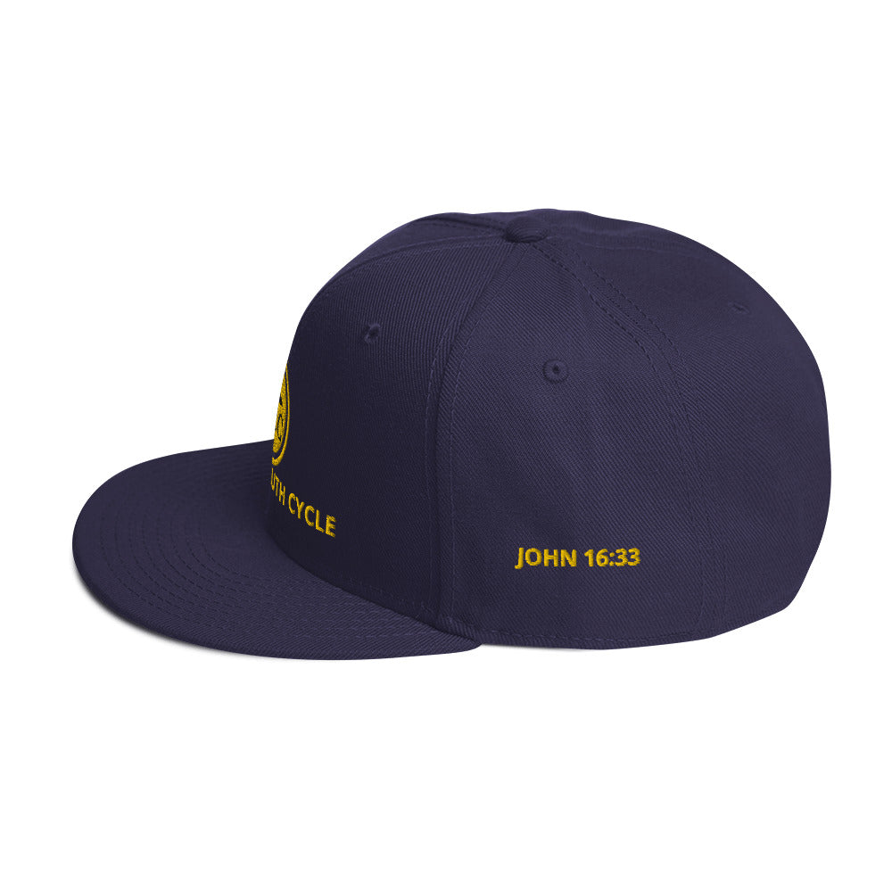 Biblical Truth Cycle - Snapback Hat (Logo II) _ Embroidered