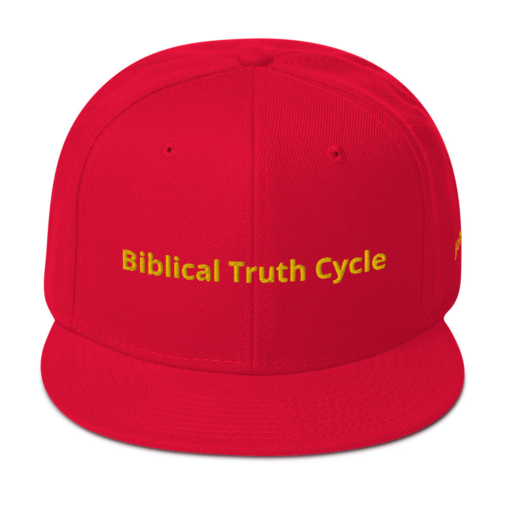Biblical Truth Cycle - Snapback Hat _ Embroidered