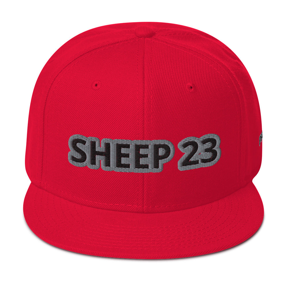 Sheep 23 - Snapback Hat _ Embroidered