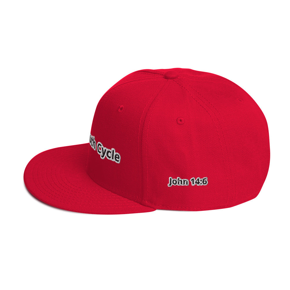 Biblical Truth Cycle - Snapback Hat _ Embroidered