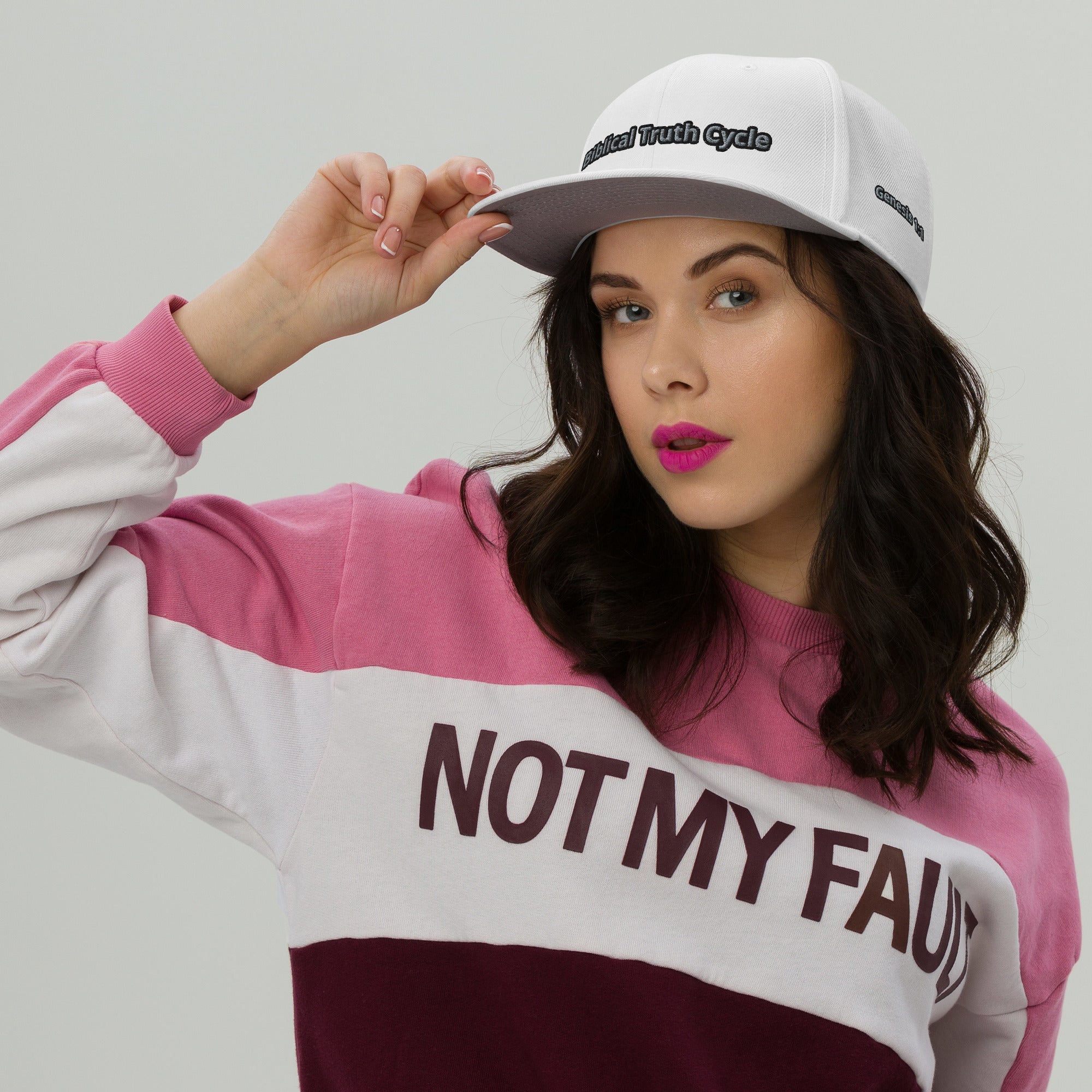 Biblical Truth Cycle - Snapback Hat _ Embroidered