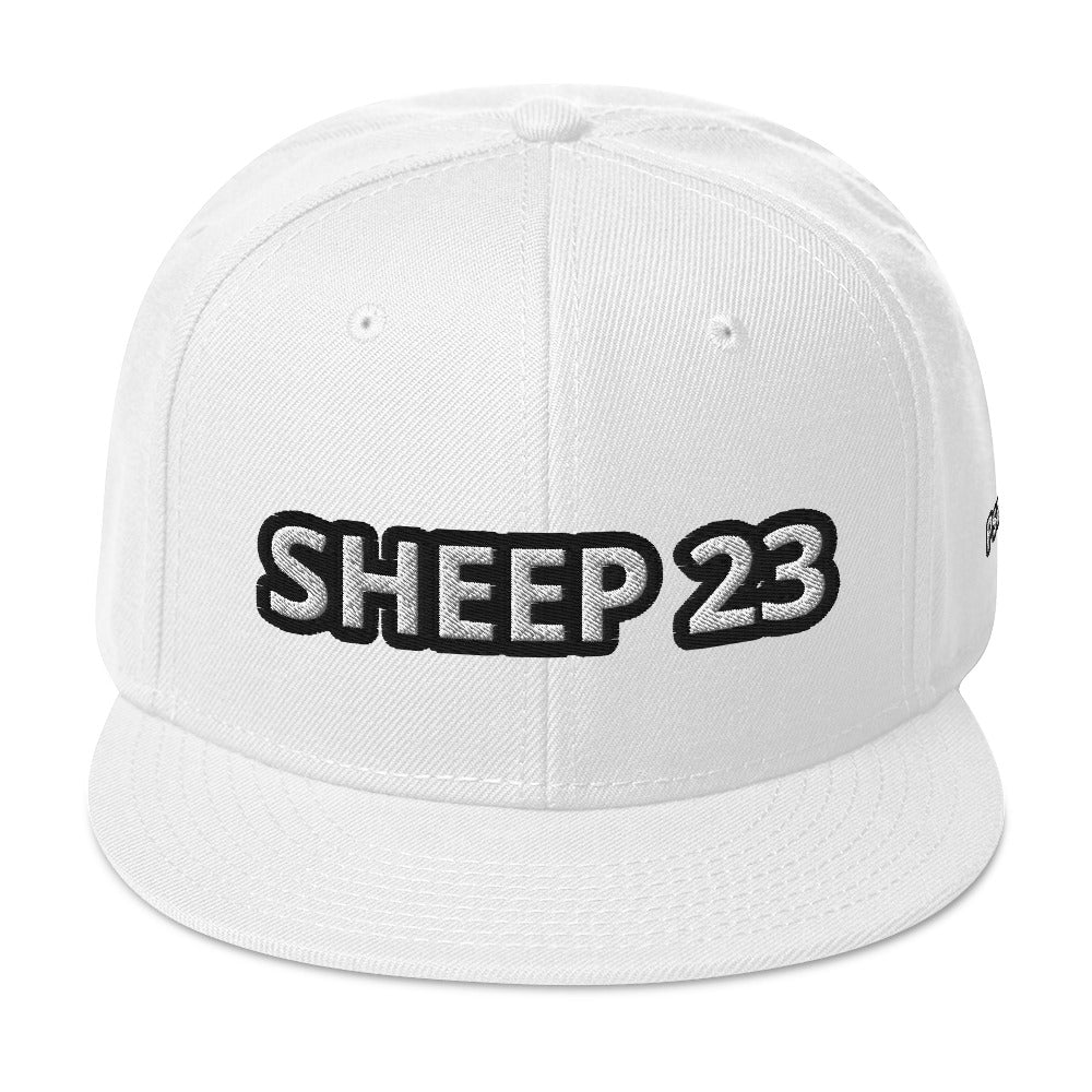 Sheep 23 -- Snapback Hat _ Embroidered